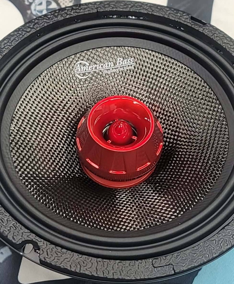 American Bass BIKER 8 Inch Speaker close up of cone