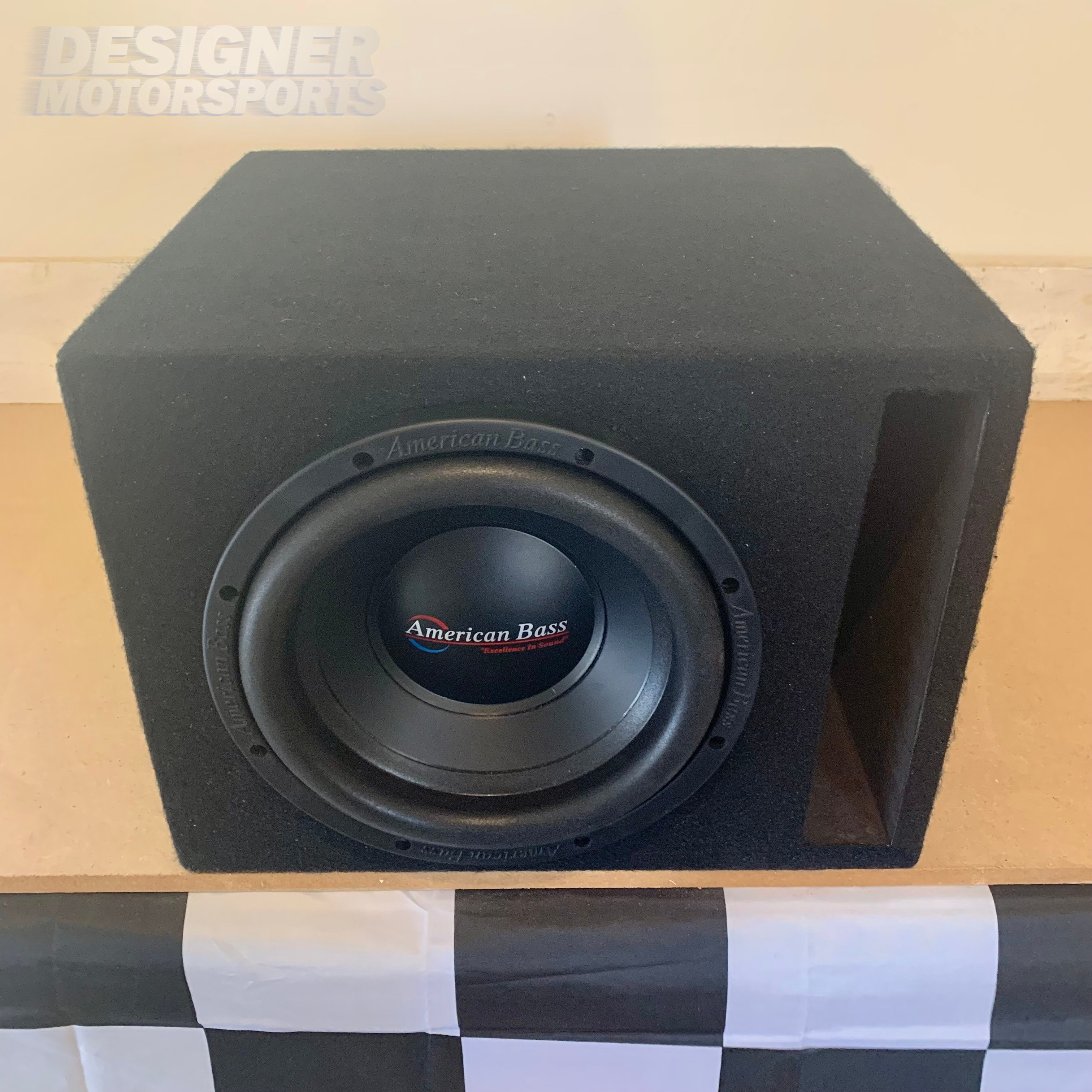 American Bass DX 10 Subwoofer, Ported Box, DX10, DX-10, DX104, DX-104