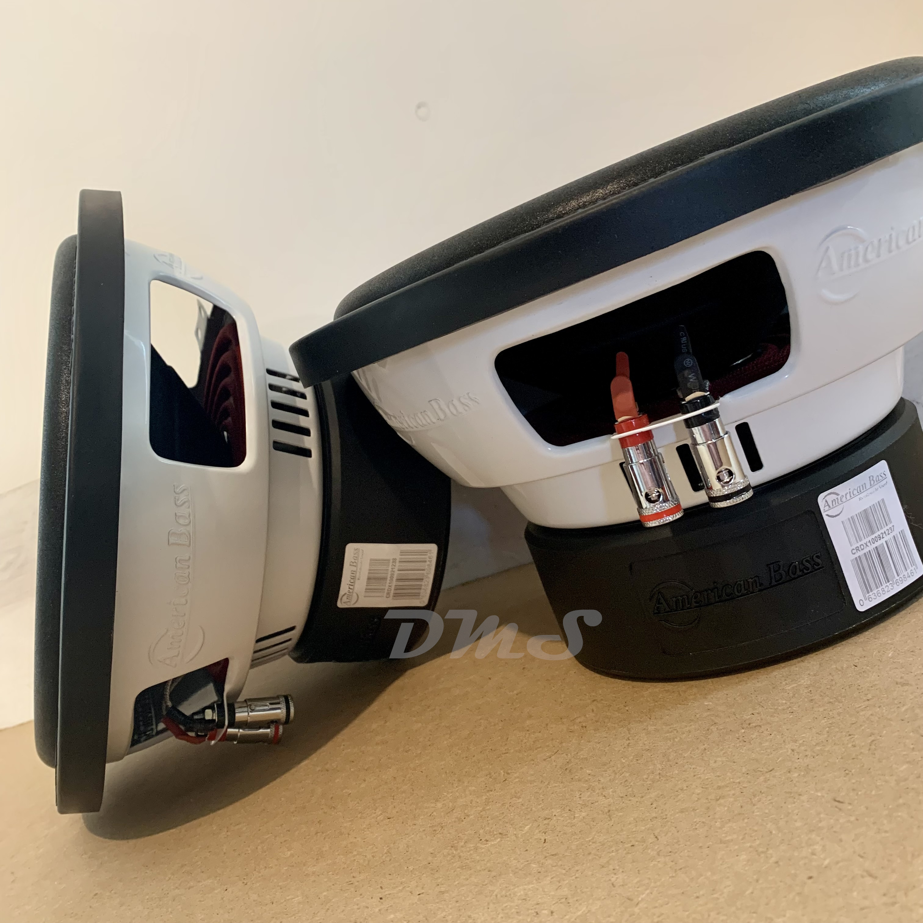 American Bass DX 10 Subwoofers, DX10, DX104, DX-10, Side Angle of Basket, Designer Motorsports