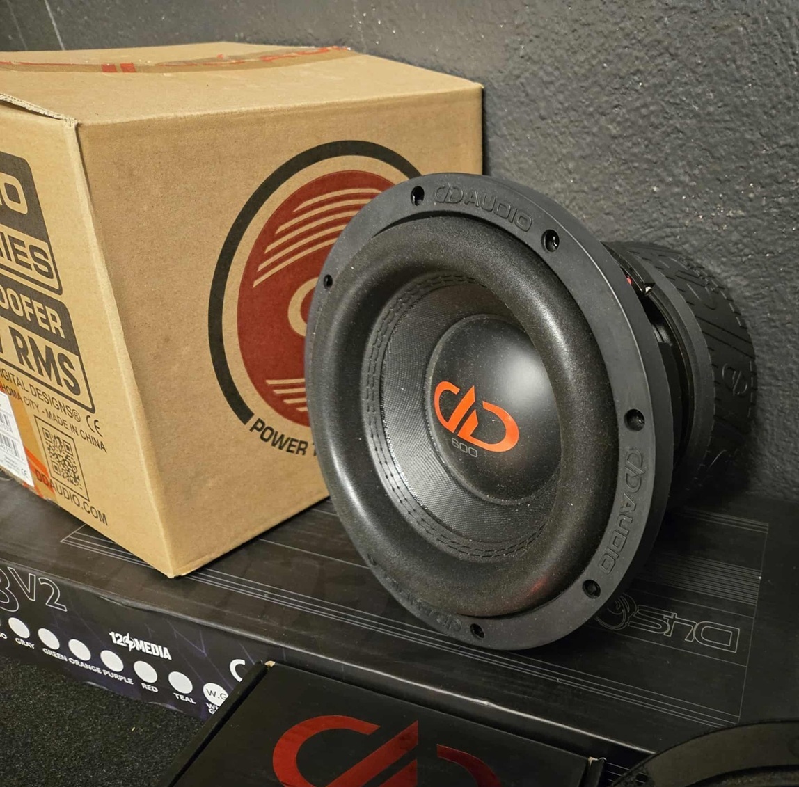 DD608F, 608-F, DD-608-F, 608 Sub, DD 600 Series 8", 608f box, 608f magnet, 608f surround, 608f basket, 608f ported, 608f in truck
