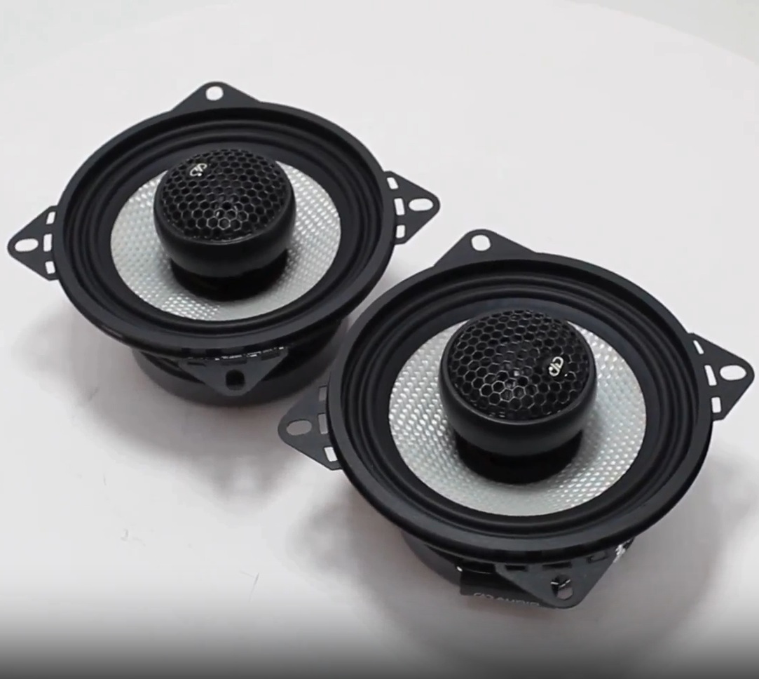DD Audio D-X4b 4 Inch Coaxial Speakers, DX4B, DX-4B, D-X4-B, D-Series 4" Speakers, DD-DX4B
