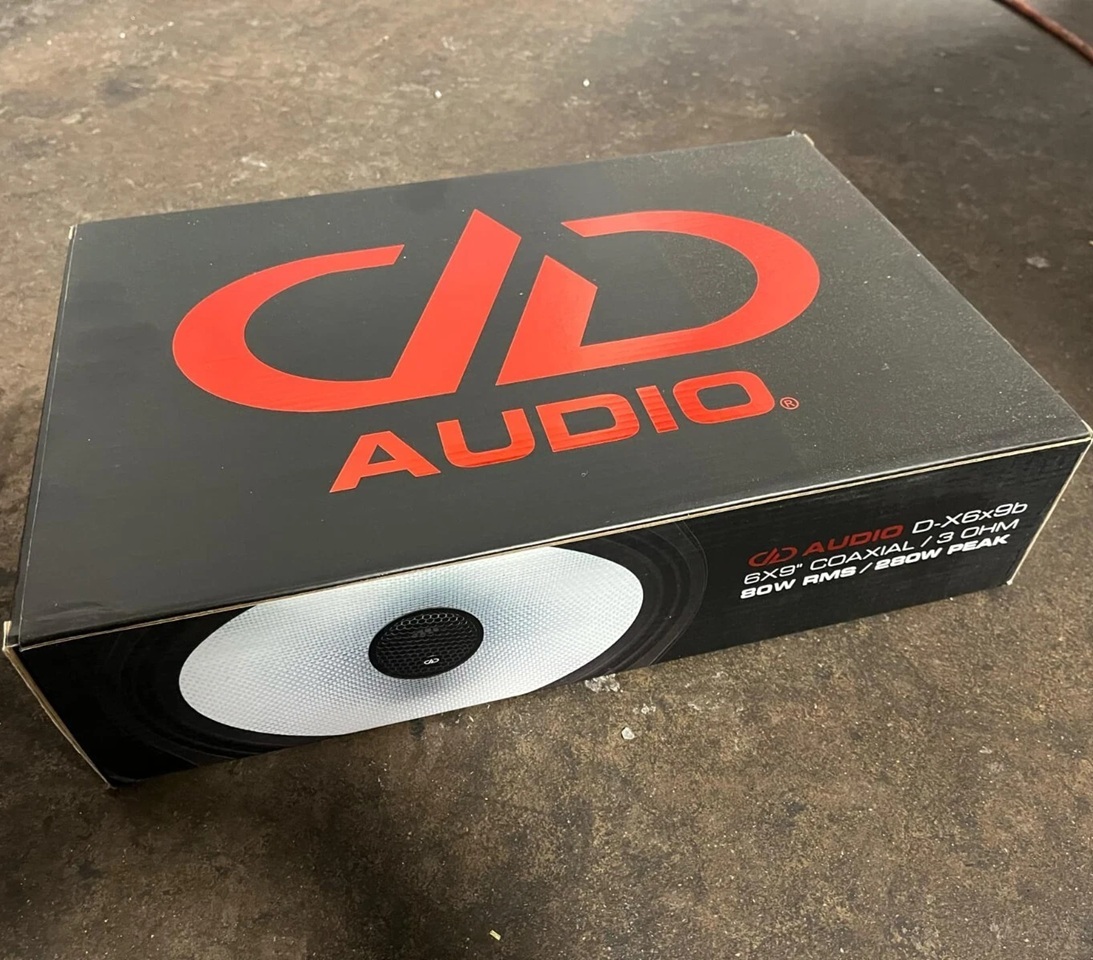 DD Audio D-X6x9b 6x9 Inch Coaxial Speakers, DX69B, D-X69B, DX-69B, D-X6.9-B, DX6.9B