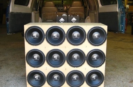 Hifonics HFX 12 Inch Subwoofer Speaker, HFX12, HFX-12, HFX12D4BK, HFX-12D4-BK