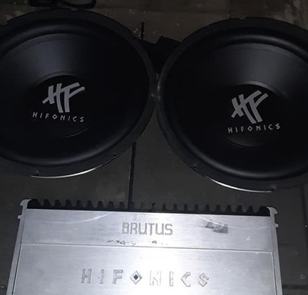 Hifonics HFX 12 Inch Subwoofer Speaker, HFX12, HFX-12, HFX12D4BK, HFX-12D4-BK