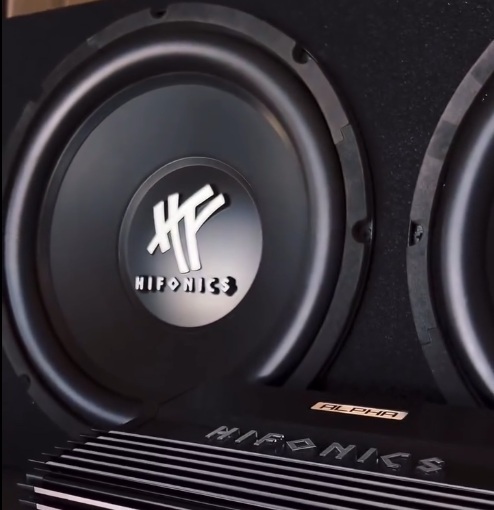 Hifonics HFX 12 Inch Subwoofer Speaker, HFX12, HFX-12, HFX12D4BK, HFX-12D4-BK