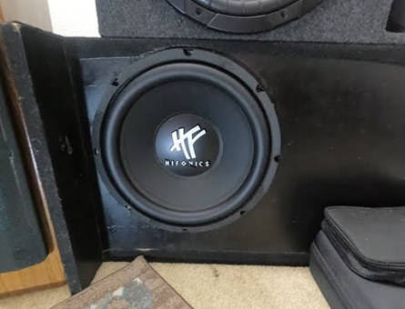 Hifonics HFX 12 Inch Subwoofer Speaker, HFX12, HFX-12, HFX12D4BK, HFX-12D4-BK