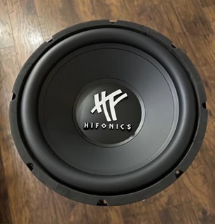 Hifonics HFX 12 Inch Subwoofer Speaker, HFX12, HFX-12, HFX12D4BK, HFX-12D4-BK