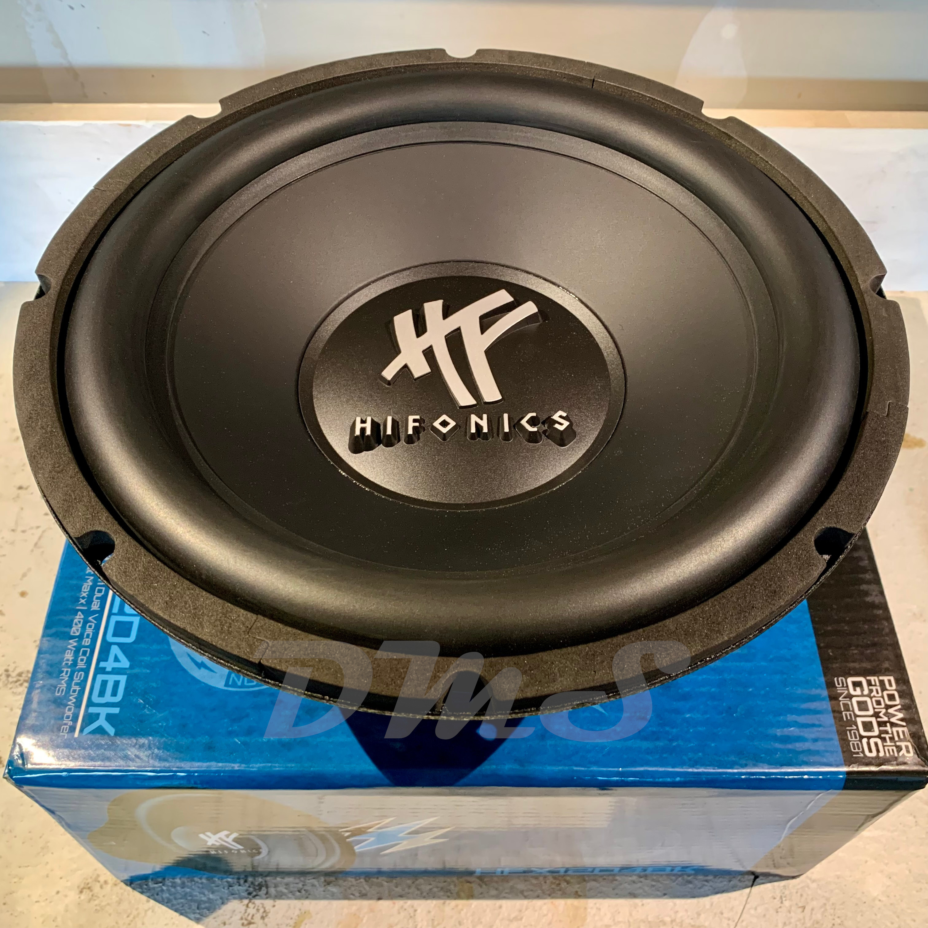 Hifonics HFX 12 Inch Subwoofer Speaker, HFX12, HFX-12, HFX12D4BK, HFX-12D4-BK