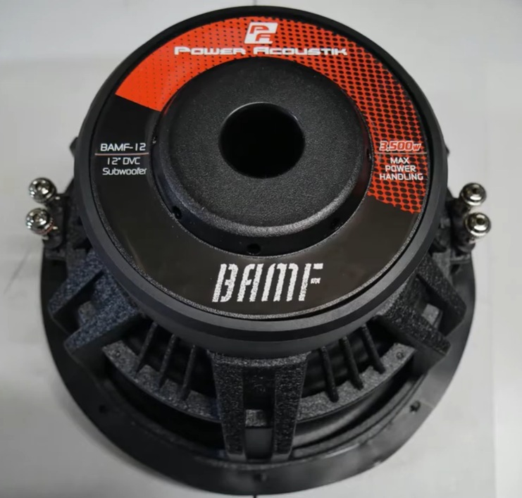 Power Acoustik BAMF 12 Inch Subwoofer, BAMF12, BAMF-12, BAMF124, BAMF122, BAMF-122, BAMF-124